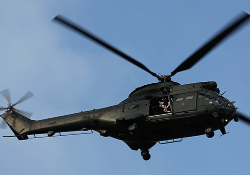 Flypast from Father Christmas