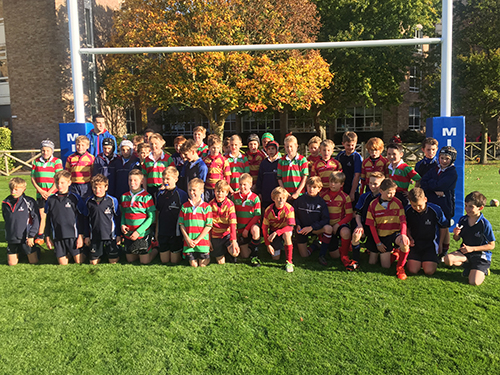 U11A and U13A rugby in West Country