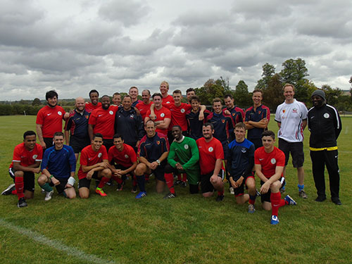 Moulsford Staff v Grenfell Athletic Football Match