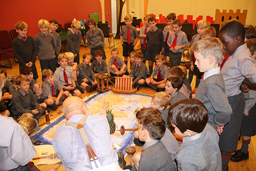 Historian David Cadle captivates Year 3