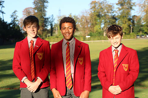 Head Boy, Deputy Head and Head of Boarding 