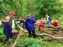 Forest School visit with the Bobcat Parents