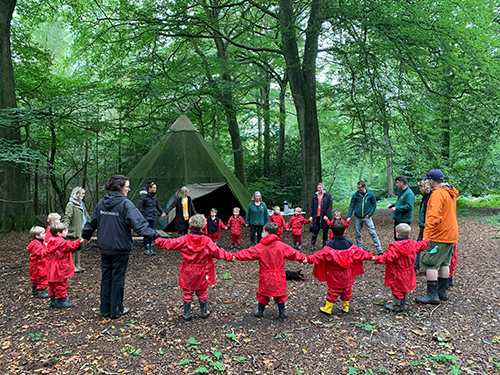 Bobcat Parents at Forest School