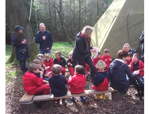 Year 2 Parents Visit Forest School