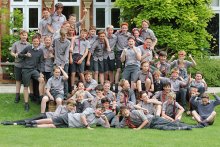 Year 8 celebrate end of Common Entrance exams