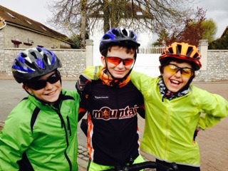 Three Year 7s cycle from Moulsford to Paris